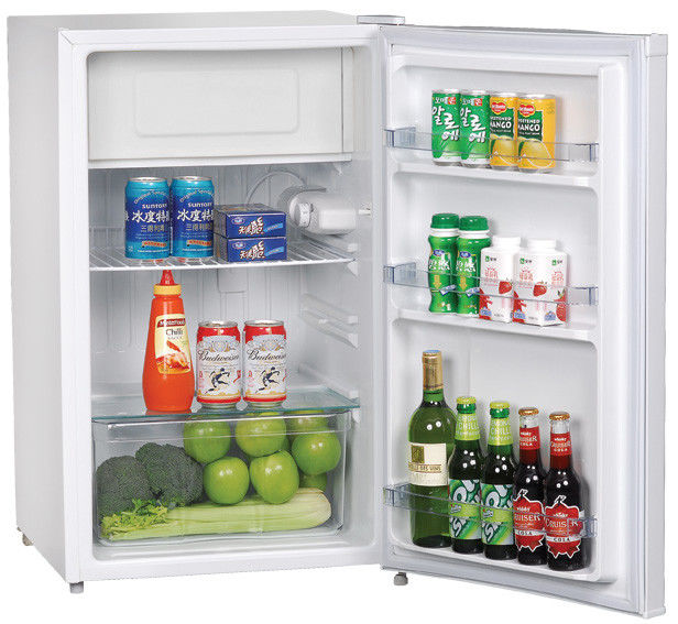 White Under Counter Mini Fridge Dorm Mini Fridge With Freezer