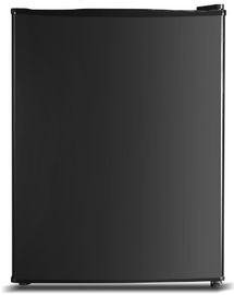 China 68 Liter Black Table Top Mini Fridge , Energy Efficiency Small Office Refrigerator supplier
