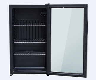 China Energy Saving Glass Door Mini Refrigerator 90 Liter Exquisite Appearance Design supplier